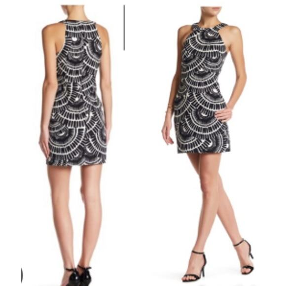 Trina Turk Dresses & Skirts - Trina Turk Aptos 2 Printed Mini Dress Black & White Size Medium